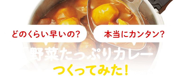 <動画>0分料理、野菜たっぷりのカレーをつくってみた