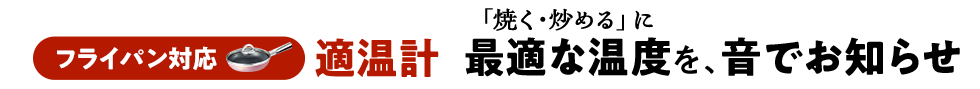 フライパン対応 適温計