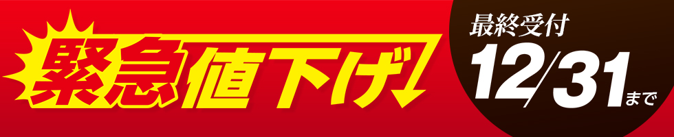 緊急値下げ