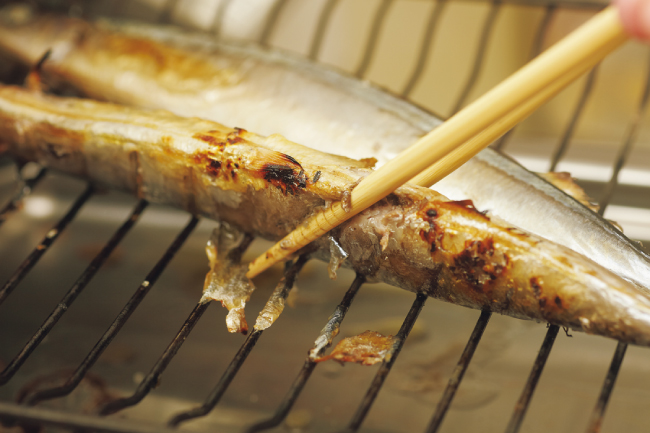 焼き魚こびりつき