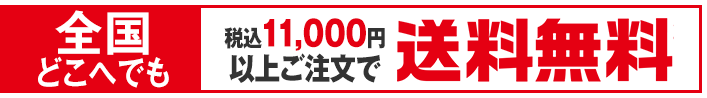 税込11,000円以上ご注文で送料無料