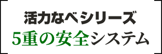 5重の安全システム