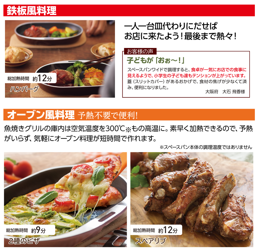 鉄板風料理。一人一台皿代わりにだせば、お店に来たよう！最後まで熱々。