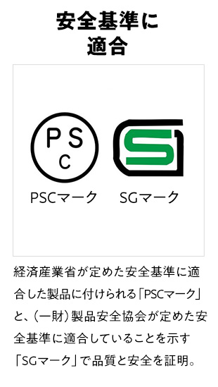 安全基準に適合