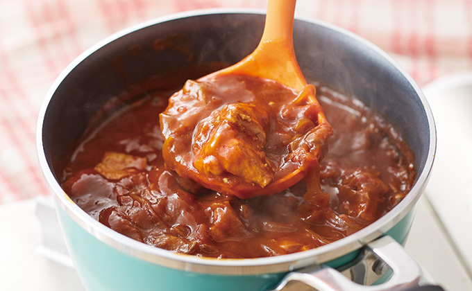 水なしトマトカレー