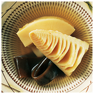 たけのこと昆布の煮物