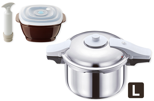 アサヒ軽金属圧力鍋パスカルL 未使用