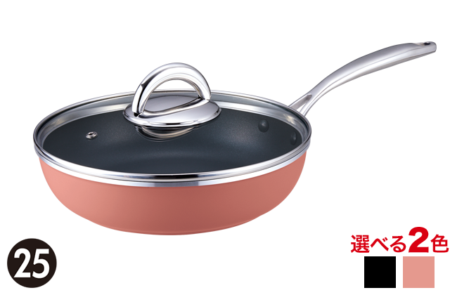 軽量　鍛造パン　フライパン 楽天市場】フライパン 24cm 深型 IH対応 ガラス蓋付き 菰田欣也監修