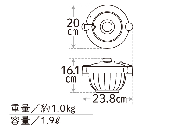 電子レンジ専用〈圧力鍋〉レンジ活力なべ｜圧力鍋(ゼロ活力なべ)・フライパン(オールパン)のアサヒ軽金属工業【公式】